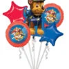 Paw Patrol Chase Folienballon Bouquet -Cosly Verkaufsgeschäft paw patrol folienballon bouquet paw patrol foil balloon bouquet party deko 50359