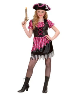 Pink Fantasy Piratin Kinderkostüm -Cosly Verkaufsgeschäft pink fantasy piratin piratenkostuem seeraeuberbraut buccaneer costume 20187 02