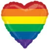 Gay Pride Folien Herzballon -Cosly Verkaufsgeschäft regenbogen folien herzballon rainbow balloon gay pride balloon csd ballon gay pride deko 35698