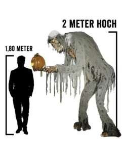 Großer Jack Reaper Mit Sprechendem Kürbis Halloween Animatronic -Cosly Verkaufsgeschäft riesiger jack reaper mit sprechendem kuerbis halloween animatronic prowling jack reaper halloween prop animatronic horror und halloween deko 51244 4