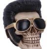 Rock 'n' Roll Totenschädel 17cm -Cosly Verkaufsgeschäft rock n roll totenkopf rock n roll totenschaedel rock n roll skull rockabilly wohnaccessoire 53392 01