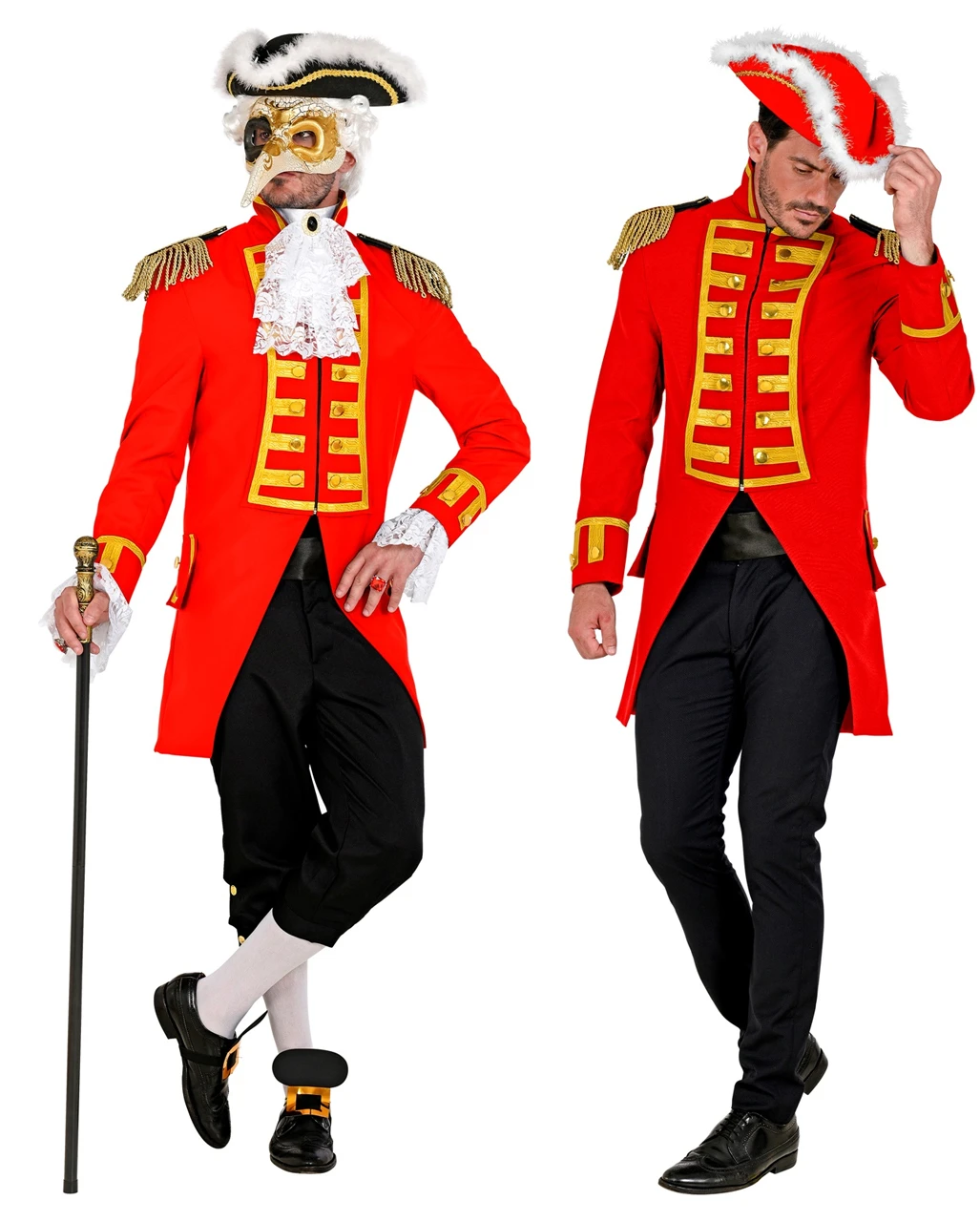 Rote Uniformjacke Mit Schulterklappen 6 Rote Uniformjacke Mit Schulterklappen – Bild 4