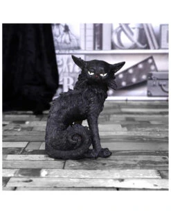 Salem Magierkatze 16,6cm -Cosly Verkaufsgeschäft salem hexenkatze 19cm salem witch cat 19 cm halloween tischdekoration schwarze katzenfigur 51042 07