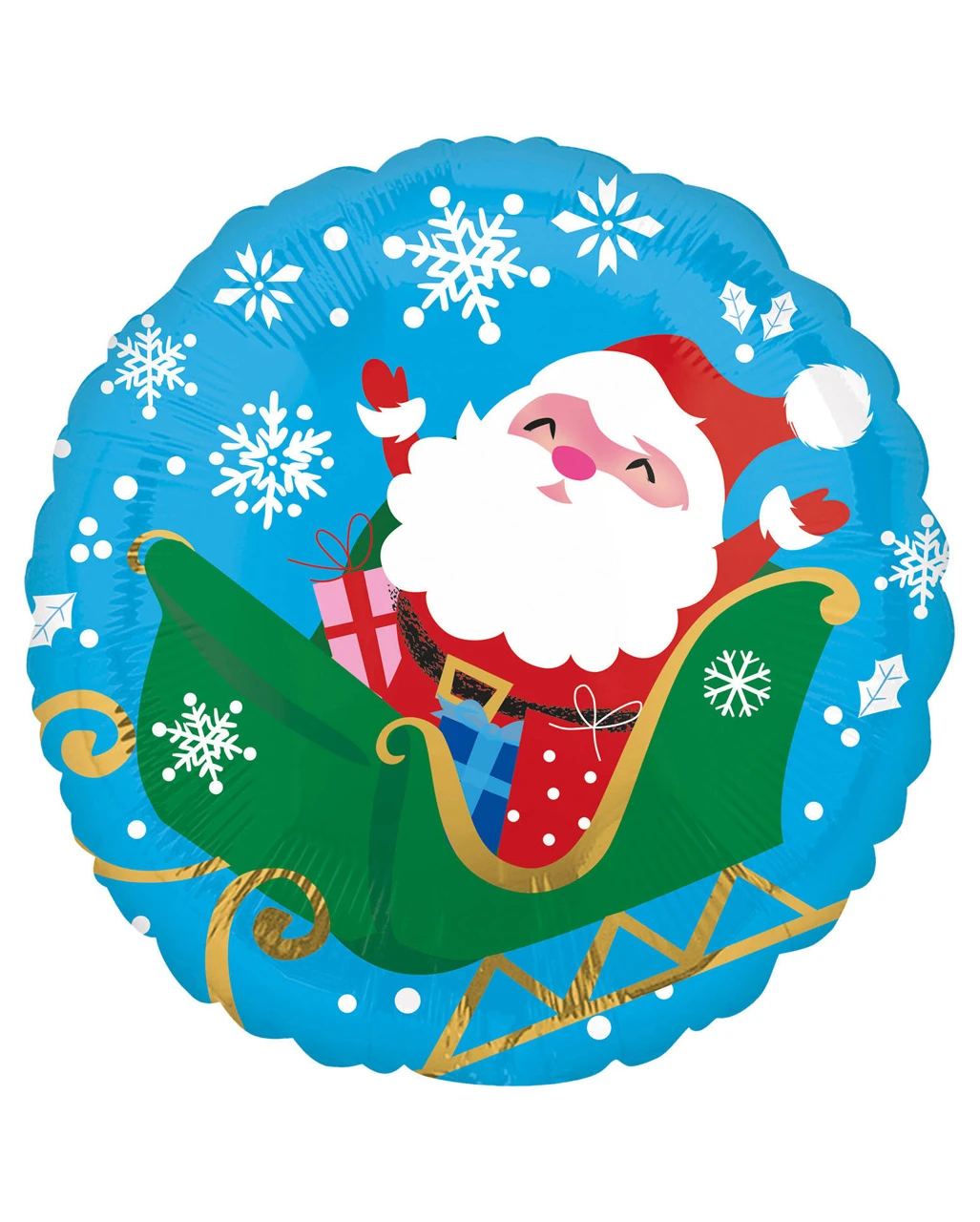Santa Claus Weihnachts Folienballon 3 Santa Claus Weihnachts Folienballon