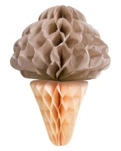 Wabenball Hängedeko Schokoladen Eis