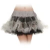 Petticoat One Size Schwarz-grau -Cosly Verkaufsgeschäft schwarz grauer petticoat one size kostuem tutu als zubehoer fuer halloween und fasching tutu skirt 36318 1