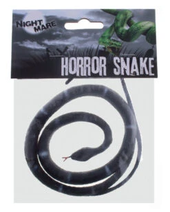 Schwarze Schlange Aus Gummi 80cm -Cosly Verkaufsgeschäft schwarze schlange aus latex schwarze gummischlange black rubber snake 51763 02