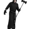 Schwarzes Sensenmann Kostüm Mit Kapuze -Cosly Verkaufsgeschäft schwarze sensenmann robe henkerskutte black hooded grim reaper robe 39043 01