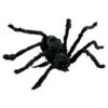 Schwarze Halloween Spinne 116cm