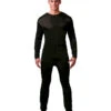 Schwarzer Ganzkörperanzug -Cosly Verkaufsgeschäft schwarzer herrenbody kostuem elastischer jumpsuit als verkleidung fuer halloween kostuemunterwaesche schwarz 25506