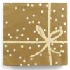 Servietten Gold Mit Schleife 20 St. -Cosly Verkaufsgeschäft serviette mit schleife gold goldene weihnachts geschenk tischdeko weihnachts serviette 30039 01