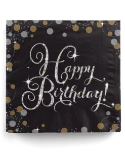Glamour Happy Birthday Servietten 16 St.