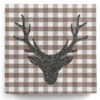Hirsch Silhouette Servietten Braun 20 St. -Cosly Verkaufsgeschäft servietten hirsch silhouette braun hirsch servietten im landhaus stil stag head napkins 50374 2