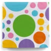 Bunte Bubbles Servietten 20 St. -Cosly Verkaufsgeschäft servietten regenbogen punkte rainbow dots napkins partydeko 27953 01