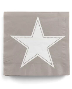 Big Star Servietten Taupe 20 Stück