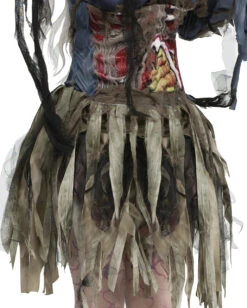 Sexy 3D-Zombiekostüm Für Frauen -Cosly Verkaufsgeschäft sexy 3d zombiekostuem fuer frauen halloween untote verkleidung moorleiche kostuem 21989 03