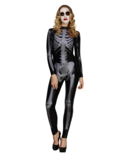 Skelett Skinsuit Schwarz 7 Skelett Skinsuit Schwarz -Cosly Verkaufsgeschäft sexy skelett catsuit schwarz wetlook skelett catsuit 22057 2