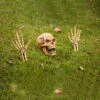 Ground Breaker Totenschädel Und Knochenhände Set 1 Ground Breaker Totenschädel Und Knochenhände Set -Cosly Verkaufsgeschäft skelett ground breaker schaedel mit haenden halloween garten dekoration halloween party halloween zubehoer 53975