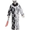 Totenkopf Horrorclown Kinder Kostüm Mit Maske -Cosly Verkaufsgeschäft skelett horror clown kinder kostuem mit maske skele klown child costume with mask killerclown halloween anzug 54231