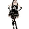 Skelett Minikleid Mit Handschuhen -Cosly Verkaufsgeschäft skelett minikleid mit handschuhen skeleton mini dress with gloves skelett frauen kostuem 36605 01