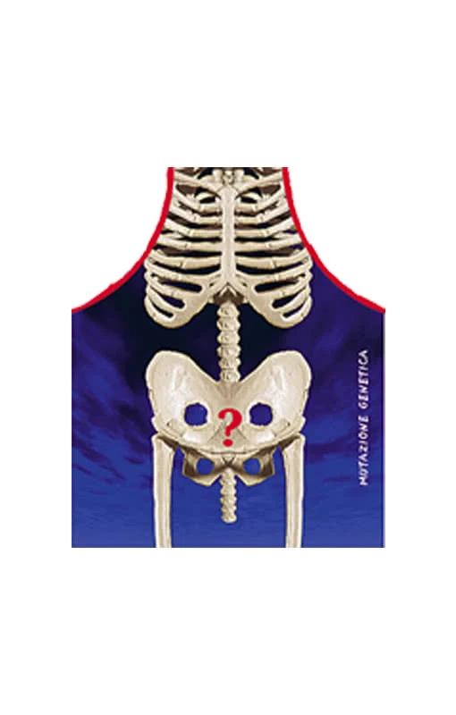 Totenskelett Schürze