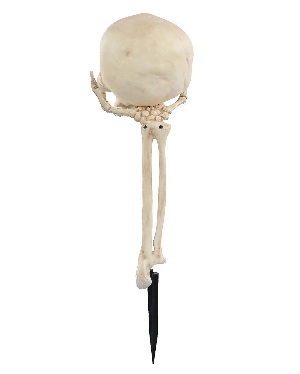 Skeletthand Mit Totenkopf Gartenstecker 5 Skeletthand Mit Totenkopf Gartenstecker – Bild 3