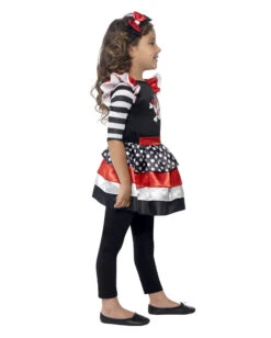 Totenkopf Mädchenkostüm -Cosly Verkaufsgeschäft skully girl kinderkostuem fuer maedchen halloween kostuem fuer maedchen bild4 24791