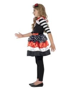Totenkopf Mädchenkostüm -Cosly Verkaufsgeschäft skully girl kinderkostuem fuer maedchen halloween kostuem fuer maedchen bild6 24791