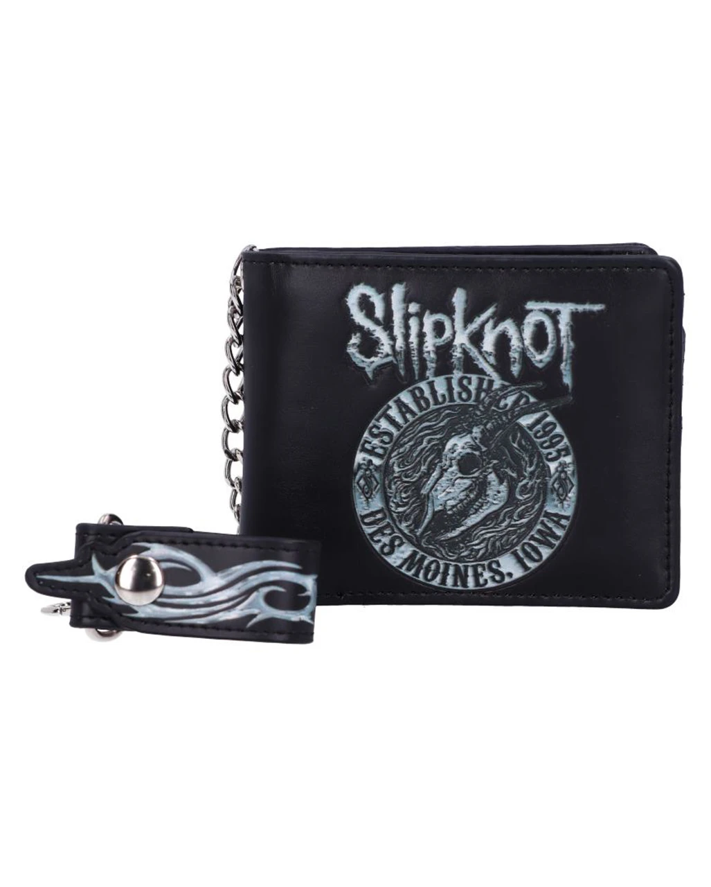 SLIPKNOT Flaming Goat Geldbeutel 3 SLIPKNOT Flaming Goat Geldbeutel