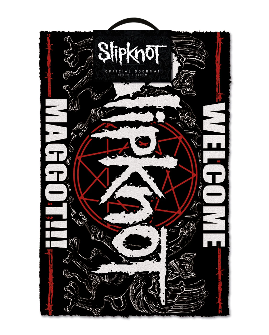 Slipknot Welcome Maggot Fussmatte 4 Slipknot Welcome Maggot Fussmatte – Bild 2