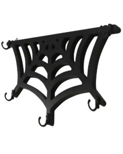 Spinnweben Schlüsselbrett Mit Haken 30cm -Cosly Verkaufsgeschäft spinnennetz schluesselbrett spinnweben schluesselbrett spiderweb key hook gothic wohnaccessoire 54772 02