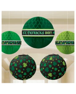 5 St. Patricks Day Deko Waben