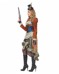Steampunk Damenkostüm Mit Minihut -Cosly Verkaufsgeschäft steampunk kostuemkleid mit minihut viktorianisches damenkostuem steampunk costume 36878 4