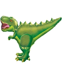 Grüner T-Rex Folienballon XXL