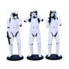 Three Wise Stormtropper Dekofiguren -Cosly Verkaufsgeschäft three wise stormtrooper figuren three wise stormtrooper figurines star wars merchandise 39559 01