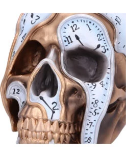 Die Zeit Vergeht Uhren Schädel 17,5cm -Cosly Verkaufsgeschäft time goes by uhren schaedel 175cm time goes by clock skull die zeit vergeht totenkopf gothic deko 53997 5