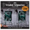 Verlassene Geisterhaus Fensterdeko 2 St. 2 Verlassene Geisterhaus Fensterdeko 2 St. -Cosly Verkaufsgeschäft unheimliche geisterhaus fensterdeko haunted mansion window silhouettes 38778 01