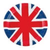 Union Jack Tellerset 8 St. -Cosly Verkaufsgeschäft united kingdom pappteller england pappteller fanartikel england uk paper plates 24337