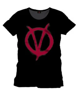 V Wie Vendetta Logo T-Shirt