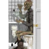 Skelettmotiv Toilettentür Dekofolie -Cosly Verkaufsgeschäft verwesende leiche als klotuer dekoration halloween folien dekoration 25372