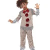 Vintage Killer Clown Jungen Kostüm -Cosly Verkaufsgeschäft vintage horror clown jungen kostuem killerclown verkleidung kinder halloween evil clown boy costume 35846