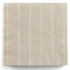 20 Beige-Weiße Streifen-Servietten