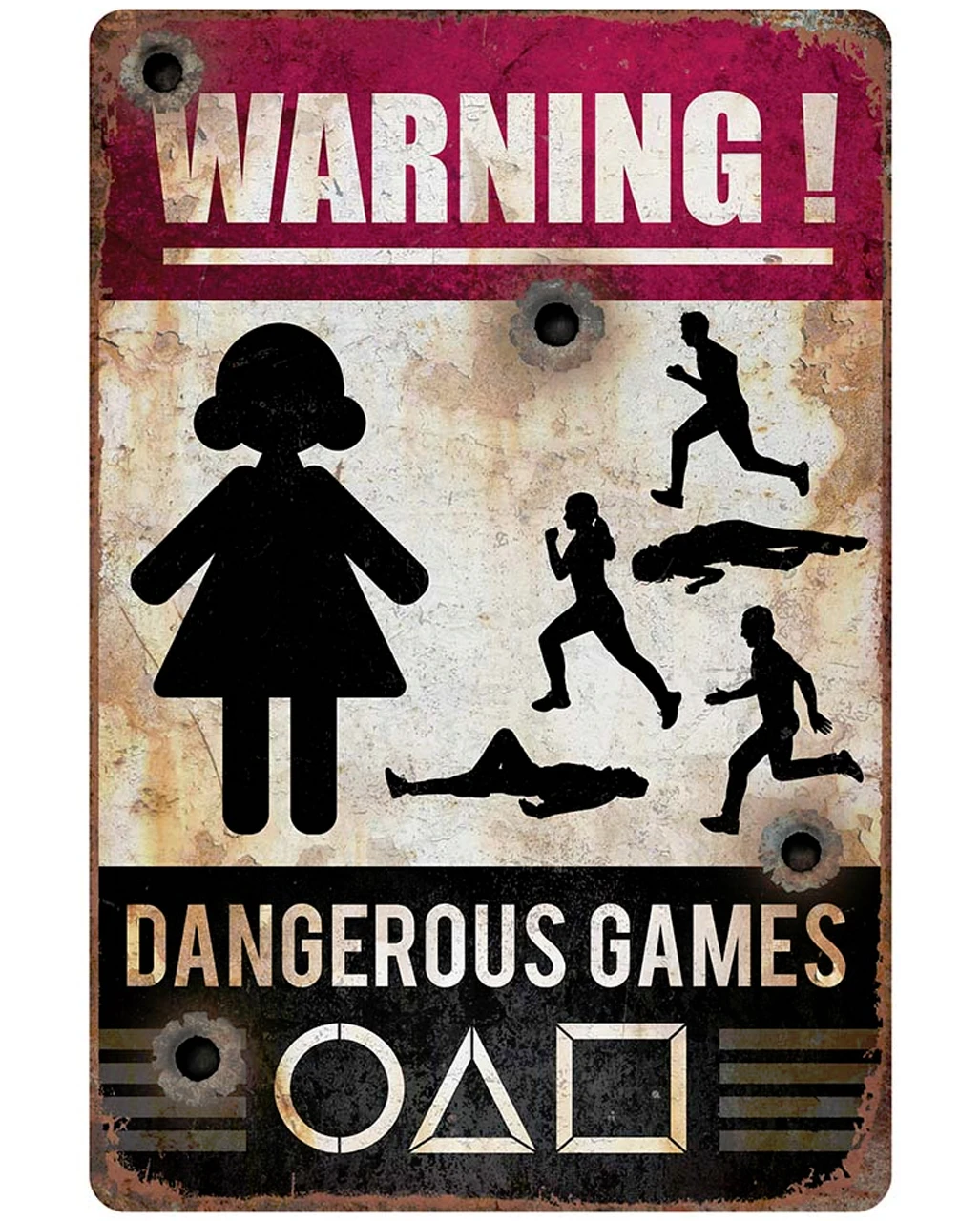 Dangerous Games Warnschild 24x36 Cm 3 Dangerous Games Warnschild 24x36 Cm