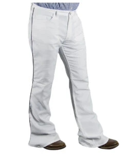 Unisex Schlaghose Weiß