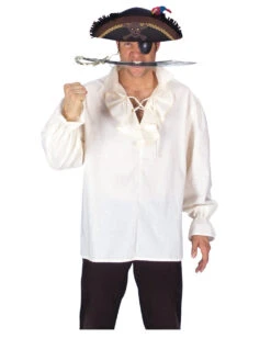 Piratenhemd Mit Rüschenkragen