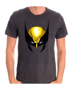 Wolverine T-Shirt Mit Maske Als Motiv