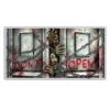 "Don't Open" Zombie Banner -Cosly Verkaufsgeschäft zombie banner halloween dekoration zombie walk zubehoer halloween wanddekoration halloween wandfolie 26461